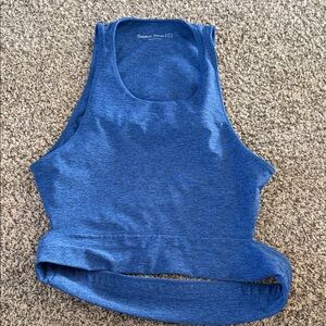 Outdoor Voices Women's Heather Blue Crop Top